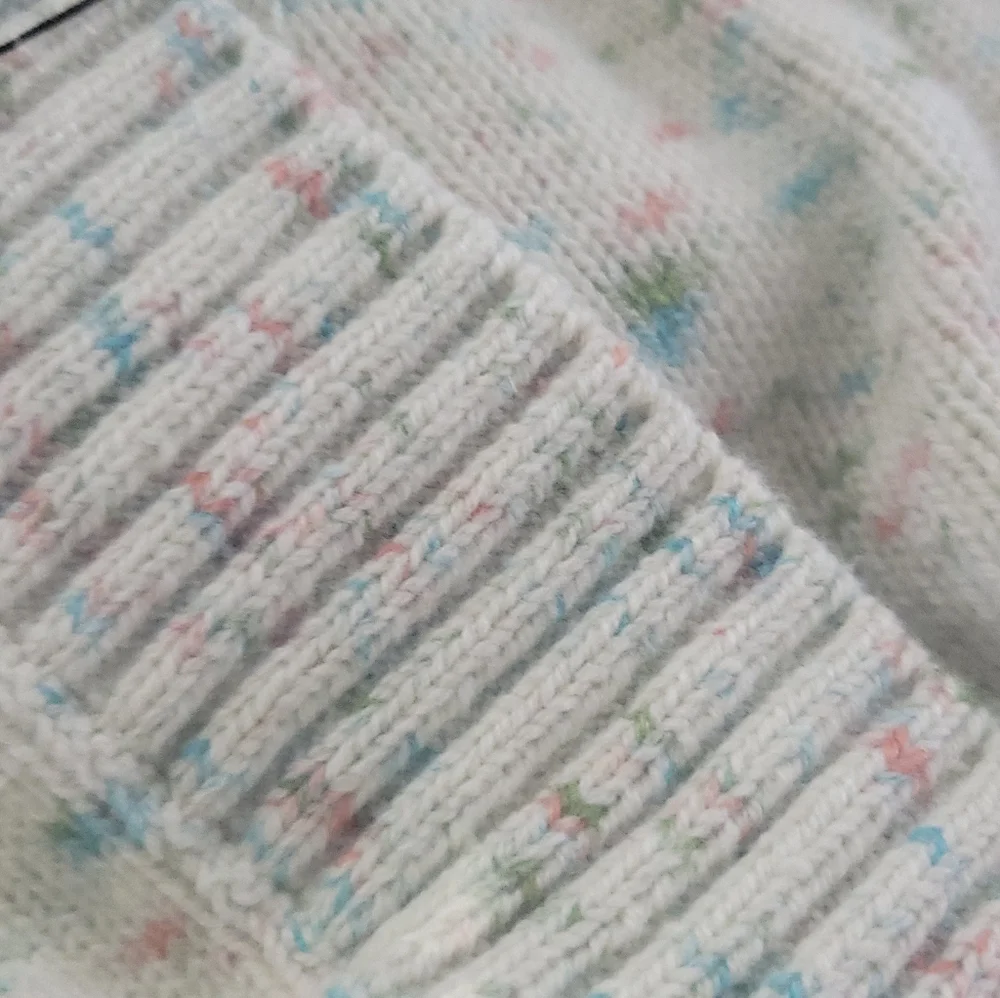 Belle Kim Gravel Cardigan Open Front Sweater Knit 1X - Picture 5 of 7